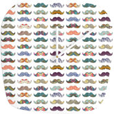 Bianca Green Mustache Mania Clock