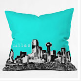 Bird Ave Dallas Throw Pillow