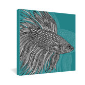 Valentina Ramos Beta Fish Gallery Wrapped Canvas