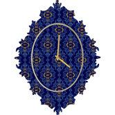 Belle13 Royal Damask Pattern Clock