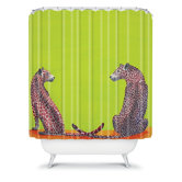 Clara Nilles Leopard Lovers Shower Curtain