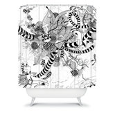 Iveta Abolina Black And White Play Shower Curtain