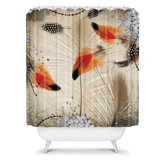 Iveta Abolina Feather Dance Shower Curtain