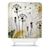 Iveta Abolina Little Dandelion Shower Curtain