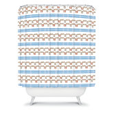 Jennifer Denty Anchor Small Shower Curtain