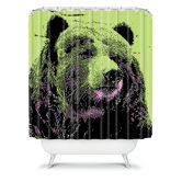 Romi Vega Bear Shower Curtain