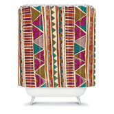 Valentina Ramos Ethnic Stripes Shower Curtain