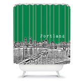 Bird Ave Portland Shower Curtain