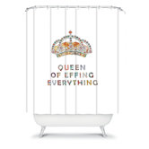 Bianca Green Her Daily Motivation Shower Curtain