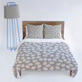 Bianca Green Leafy Duvet Cover Collection