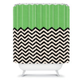 Bianca Green Shower Curtain