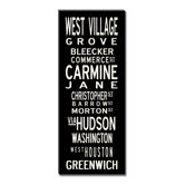 West Village Sign Art