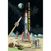 Friction Moon Rocket Canvas Art