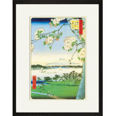 Cherry Blossoms Framed and Matted Print
