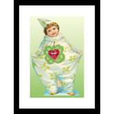 Valentine Greetings Framed and Matted Print