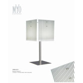 Elegance 3 Light Crystal Table Lamp in Chrome