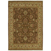 International First Lady Empress Garden Washington Brown Rug