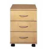 Power Three Drawer Pedestal