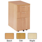 3 Drawer Desk High Pedestal