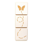 Butterfly Flying 3 Tile Art Set