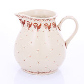 Country Rooster Large Hand-Decorated Jug