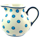 Turquoise Spots Medium Hand-Decorated Jug