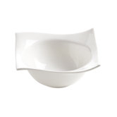 White Basics Motion Square 4.5" Bowl