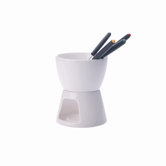 White Basics Chocolate Fondue Set
