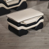 Miami Leather Footstool