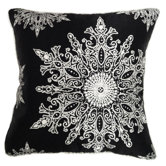 Holiday Elegance Snowflake II Pillow