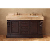60" Double Bathroom Vanity