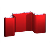 Coyote Horseshoe Full Height Expanding Display System
