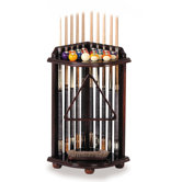 Corner Pool Cue Rack