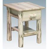 Montana with 1 Drawer Nightstand