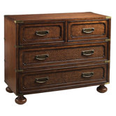 Regimental 4 Drawer Dressing Dresser