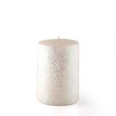 Glitter Pillar Candle