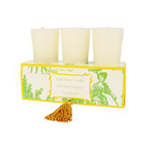Classic Toile Elegant Gardenia Votive Candle Set