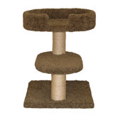 23" Two Tier Cat Tree with Lounger