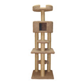 70" Multi Level Cat Tree with Condo and Sky Lookout