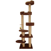 79" Cat Tower with Sky Lounger and Lookout