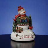 "Keep Friends Close" Snowman Figurine