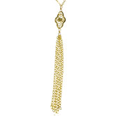 Filligree Tassle Necklace