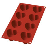 8 Cavity Heart Mold