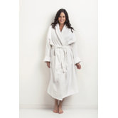 Velour Robe Shawl Collar