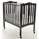 Portable Lightweight Folding 2-in-1 Convertible Crib