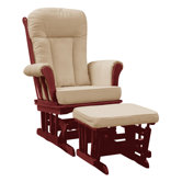Mission Padded Glider and Ottoman