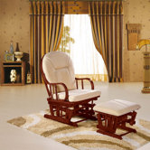 Fillmore Fabric Glider and Ottoman
