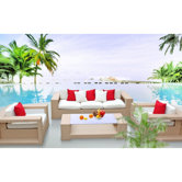 Aspire 4 Piece Deep Seating Group with Cushions