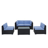 Camfora 5 Piece Deep Seating Group with Cushions