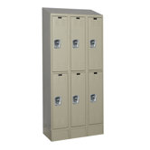 ReadyBuilt II Three Wide Double Tier Locker